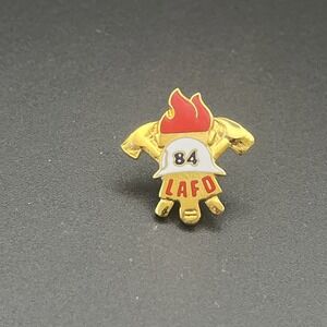 1984 Los Angeles‎ Olympics Summer Games Fire Department LAFD Lapel Hat Pin